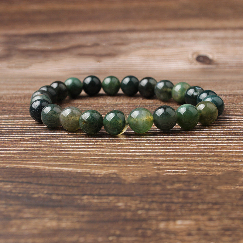 Natural water grass agate bracelet