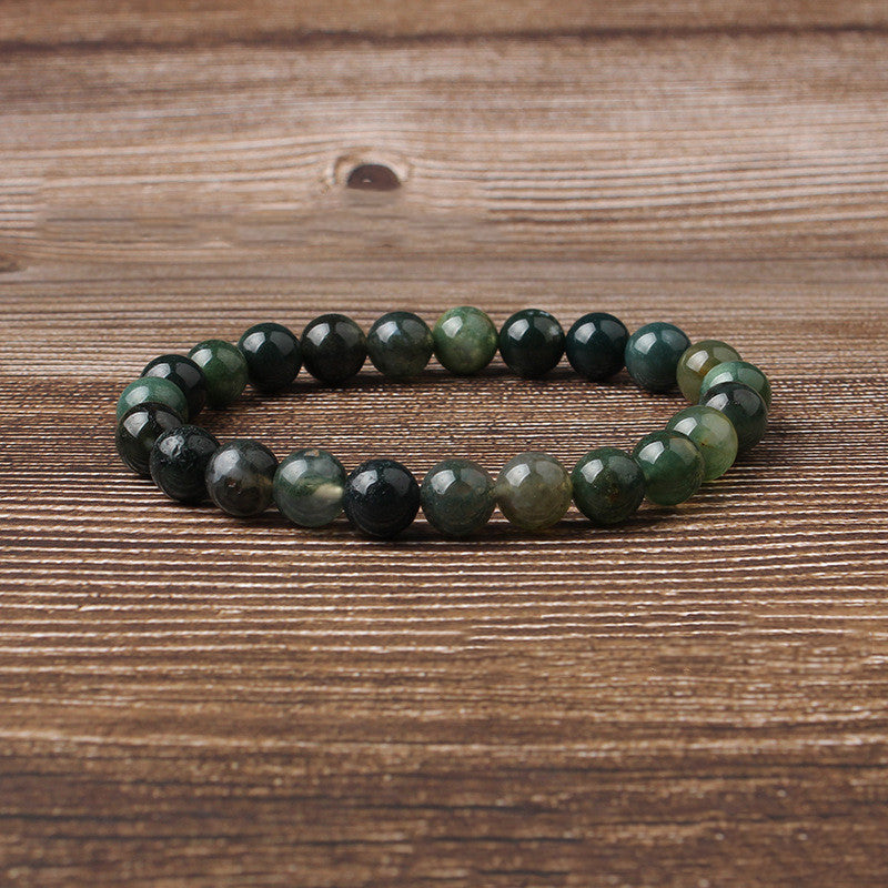 Natural water grass agate bracelet