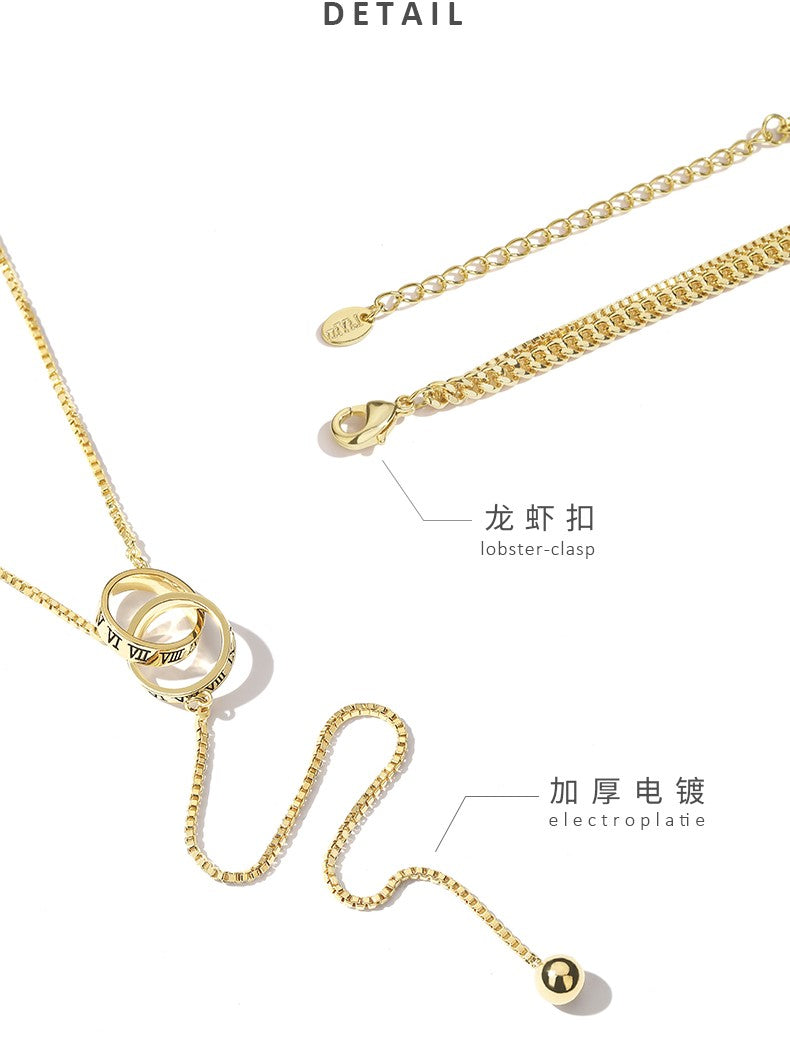 Golden Charm Layered Necklace