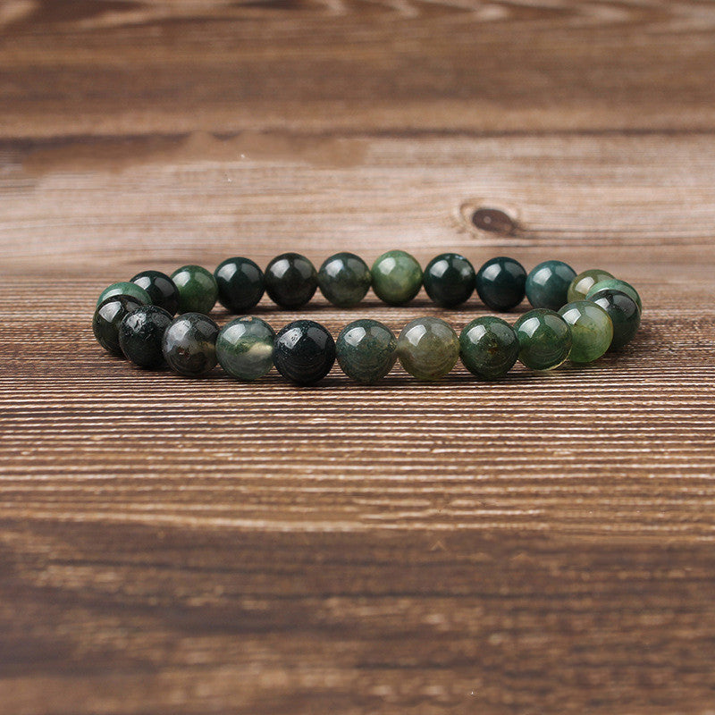 Natural water grass agate bracelet