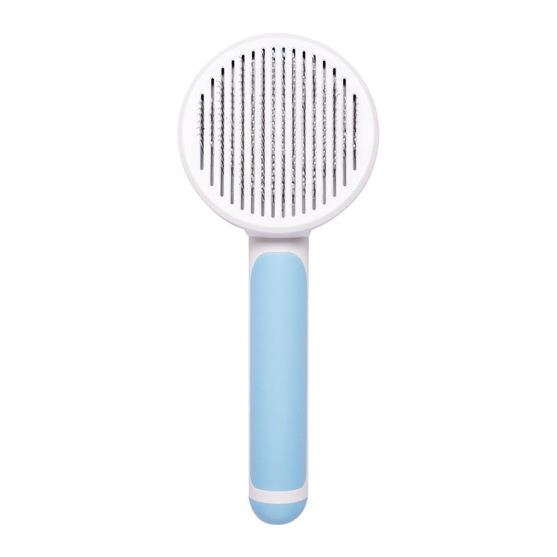 Pumpkin Pet Brush, Self-Cleaning Slicker Brush For Shedding Dog Cat Grooming Comb Removes Loose Underlayers And Tangled Hair