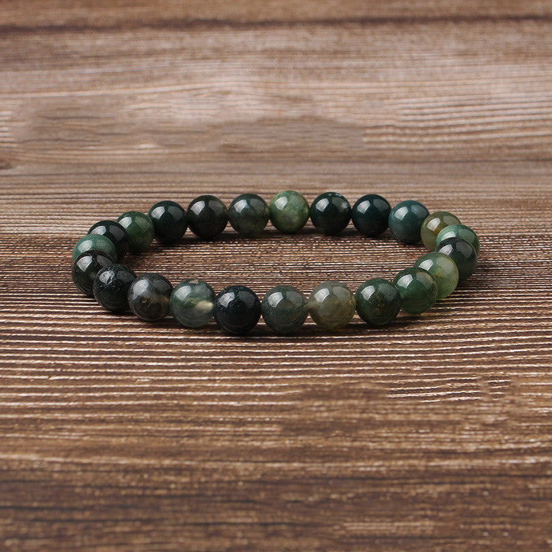 Natural water grass agate bracelet