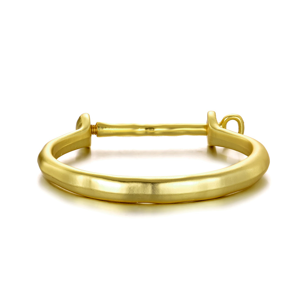 Smooth Polished Open Bracelet