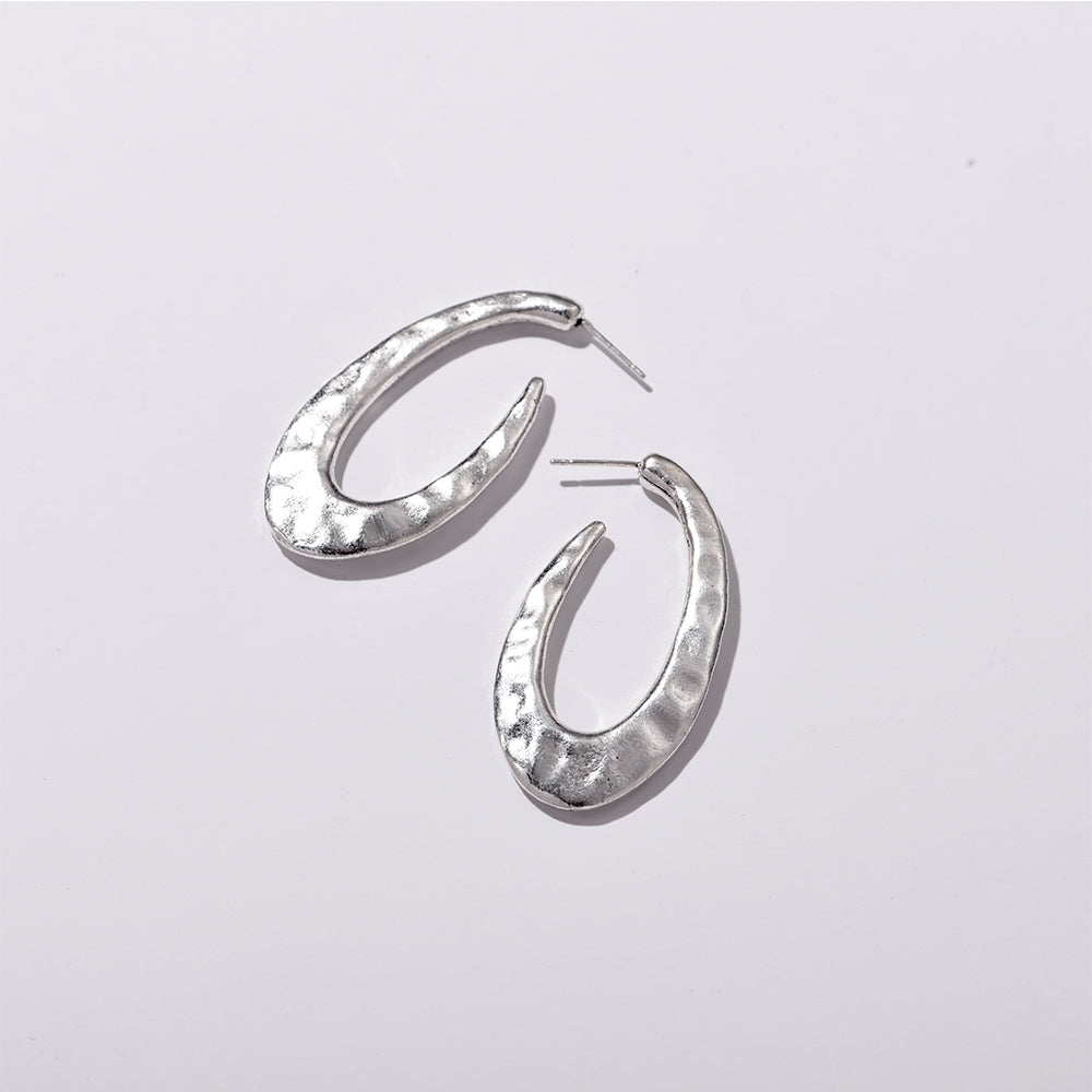 Plating Antique silver Oval Bracelet