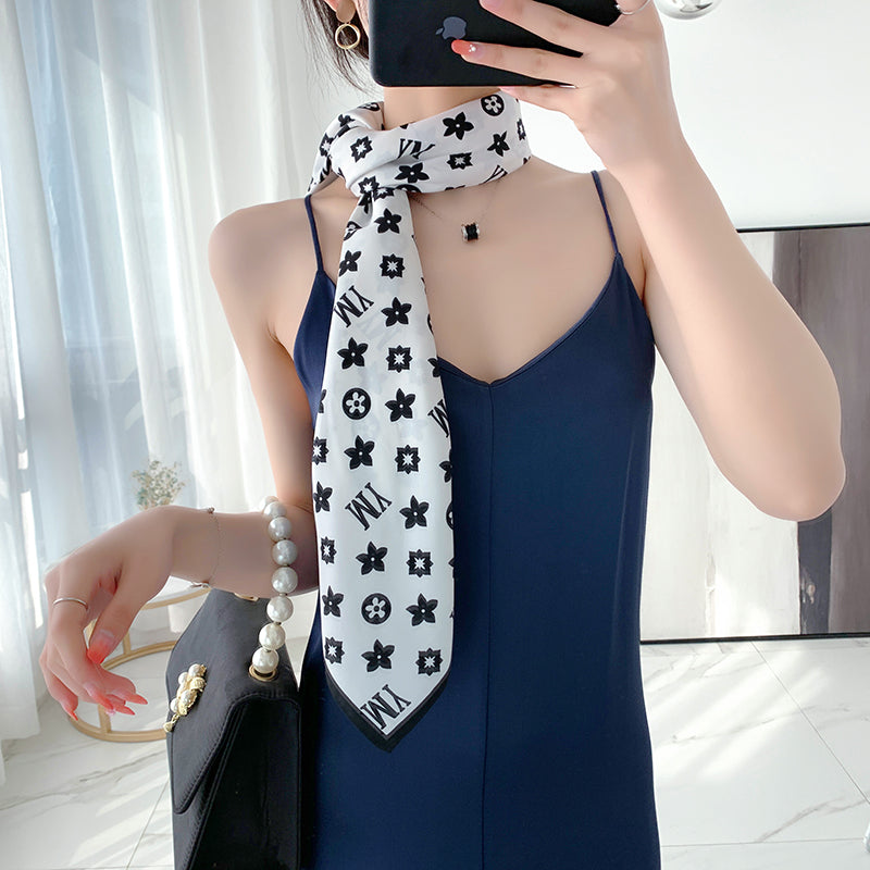 SG003Polyester satin scarves , amazing gift . woman‘s accessories . saveral uses ( head tie , neck tie , bag accessory etc )