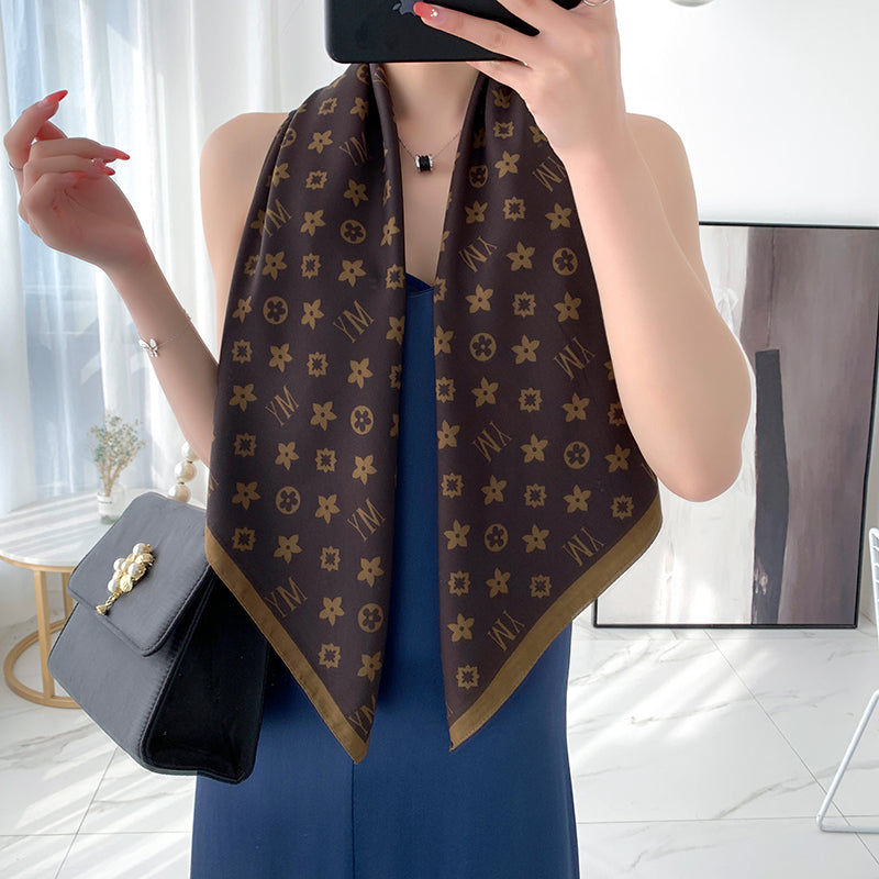 SG003Polyester satin scarves , amazing gift . woman‘s accessories . saveral uses ( head tie , neck tie , bag accessory etc )