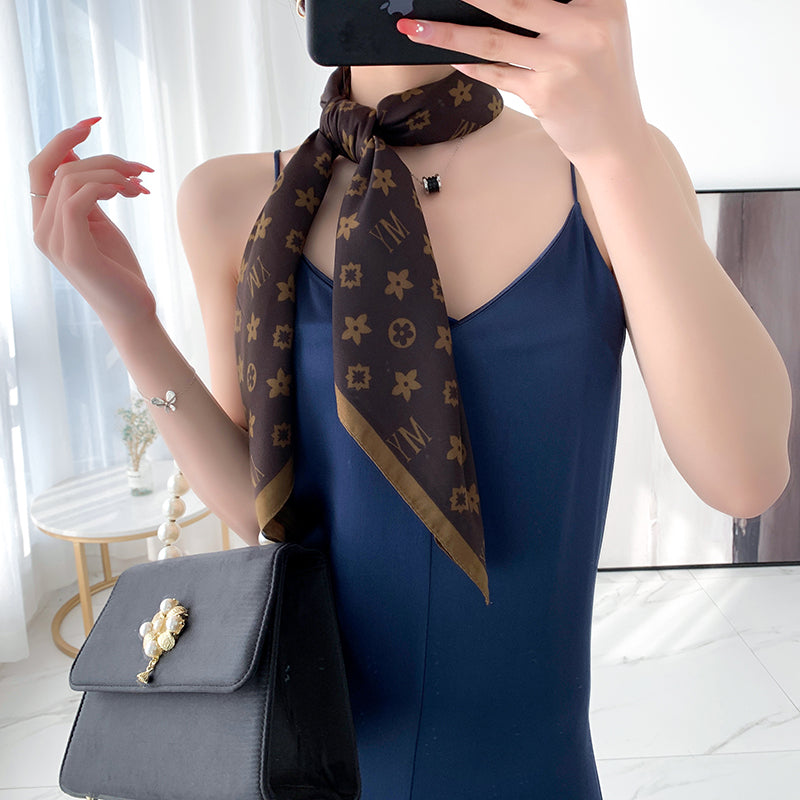 SG003Polyester satin scarves , amazing gift . woman‘s accessories . saveral uses ( head tie , neck tie , bag accessory etc )